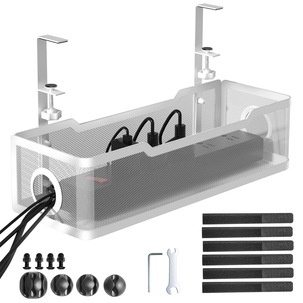 Under-Desk Cable Management Tray