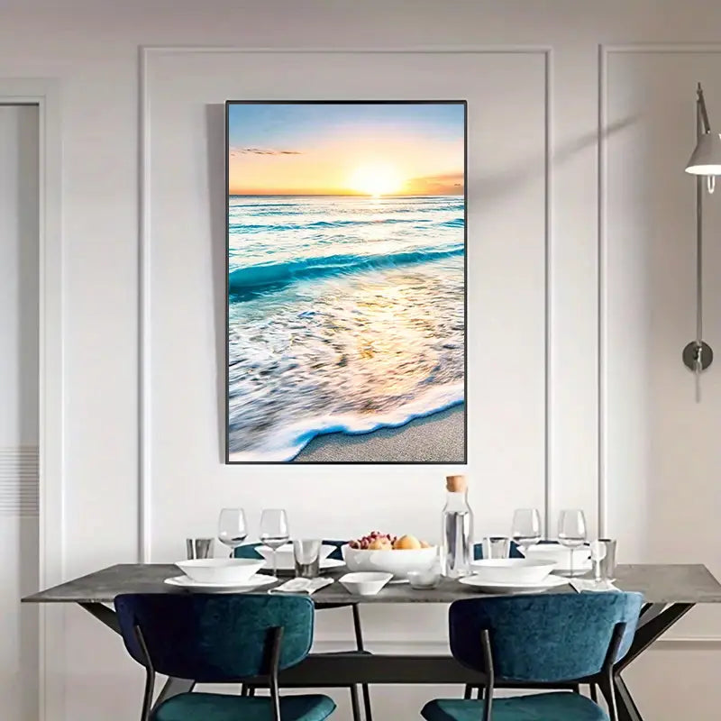 Coastal Sunset Triptych