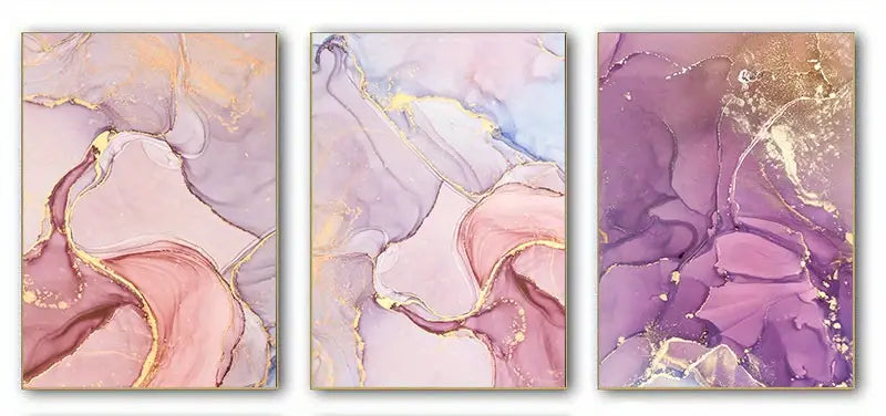 Blush Marble Triptych
