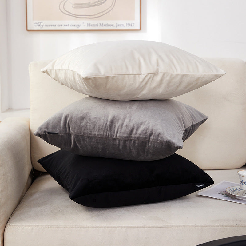 Velvet Throw Pillow Set (2-Piece), Nordic Style